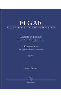 elgar e. - concierto mi m op.85 violonchelo (director) urtext