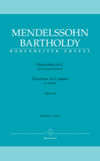 mendelssohn f. - obertura do m para vientos op.24 urtext