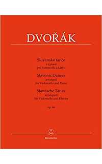 dvorak a. - danzas eslavas violonchelo op.46 urtext