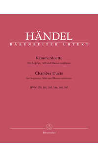 handel g.f. - duetos de camara (soprano/alto y p) urtext