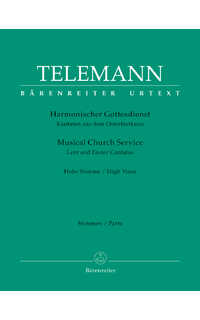 telemann g.p - musical church services cantatas (voz alta) partes