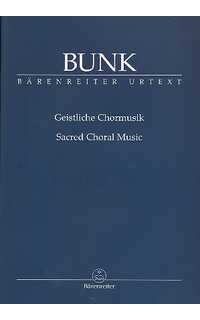 bunk g. - musica sacra coral op.47 urtext coro