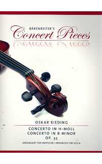rieding o. - concierto si m op.35 -viola y piano