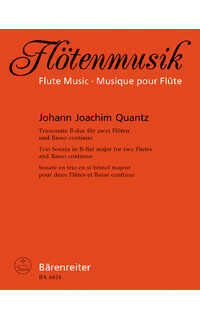 quantz j.j. - trio sonata sib m -