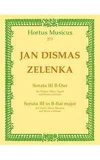 zelenka j.d. - sonata iii (2 oboes , fagot y continuo sibm zwv 181,3