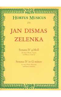 zelenka j.d. - sonata iv 2 oboes , fagot y continuo sol m zwv 181,4