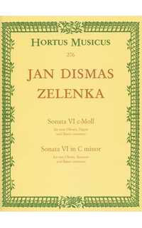 zelenka j.d. - sonata vi do m 2 oboes fagot y continuo zwv181.6