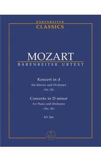 mozart w.a. - concierto nº20 re m urtext - kv.466 ( bolsillo)