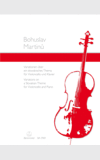 martinu b. - variaciones sobre un tema eslovaco -