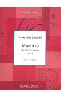 zarzycki a. - mazurca para pablo sarasate op.26