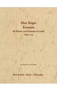 reger m. - concierto fa m - op.114