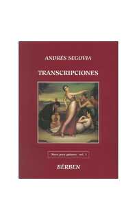 album (segovia a.) - transcripciones (obra para guitarra v.3)