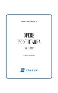 tarrega f. - obra para guitarra v.2 (34 estudios) -