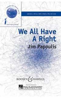 papoulis j. -we all have a right coro hombres ttb