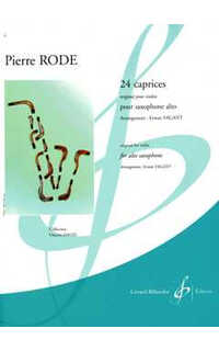 rode p. - caprichos (24) saxofon