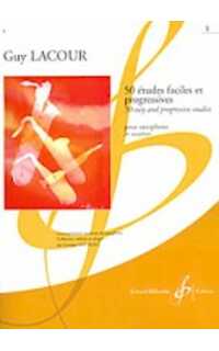 lacour g. - estudios faciles y progresivos v.1 (50) saxofon