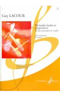 lacour g. - estudios faciles y progresivos v.2 (50) saxofon