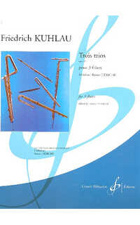 kuhlau f. - trios (3) op.13 (3fl)