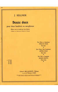 sellner j. - duos v.1 (12) - 2 oboes o 2 saxos