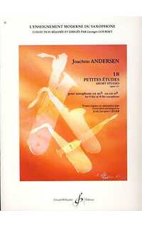 andersen j. - pequeños estudios (18) - op.41 - saxo