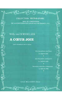dorsselaer w. - a coeur joie -
