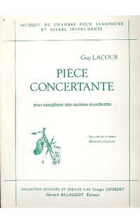 lacour g. - pieza concertante -