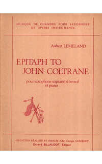 lemeland a. - epitafio a john coltrane - op.86
