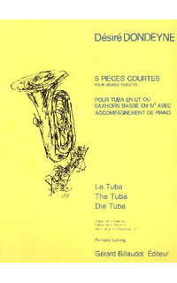 dondeyne d. - piezas cortas (5) - tuba