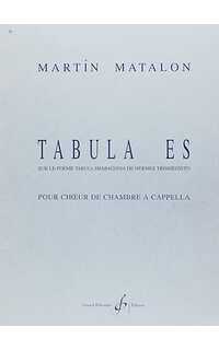 matalon m. - tabula es (coro mixto a capella)