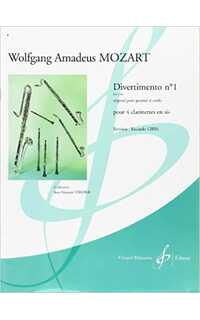 mozart w.a. - divertimento nº 1 k.v.136 4 cl