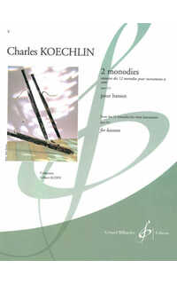 koechlin ch. - monodies (2) - fagot -