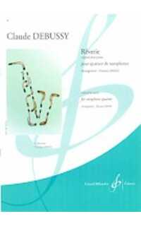 debussy c. - reverie - cuarteto saxofones