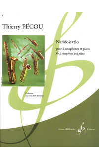 pecou t. - nanook trio 2 saxofones (alto,soprano o baritono y piano)