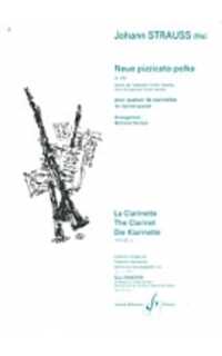 strauss j. - neue pizzicato polka -op.449 cuarteto clarinete