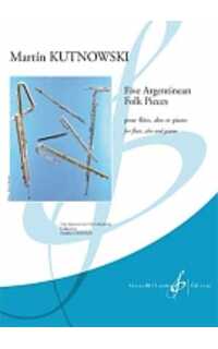 kutnowsky m. - cinco piezas folklore argentino para trio