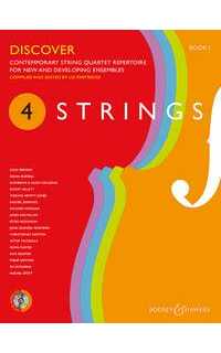 album - 4 strings v. 1 discover - repertorio cuarteto contemporaneo