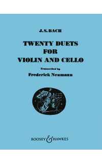 bach j.s. twenty duets (v/cello) (f.neumann)