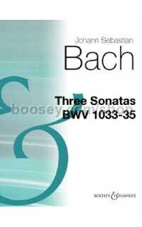 bach j.s. - sonatas (3) bwv 1033-35 - flauta y piano -