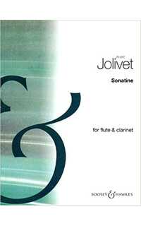 jolivet a. - sonatina clarinete y flauta