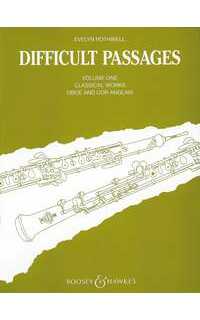 album - pasajes dificiles v.1 -oboe ed. rothwell, evelyn
