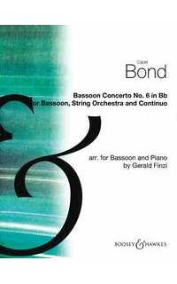 bond c. - concierto nº6 sib -fagot