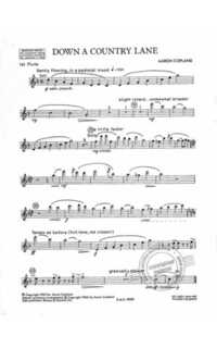 copland a. - down a country lane (wind set)