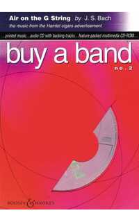 bach j.s. - air on the g string(buy a band nº2)(+cd) -