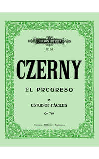 czerny c. - el progreso (25 estudios) - op.749