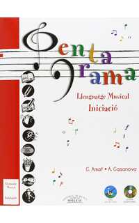 amat / casanova - pentagrama inciacion ( +cd) (catalan) -