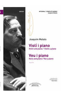 malats j. - obras violin y piano/voz y piano