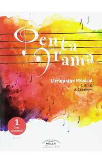 amat/ casanova - pentagrama 1º elemental ( +cd) (catalan) -