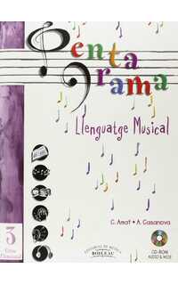 amat / casanova - pentagrama 3º elemental (+cd)(catalan) -