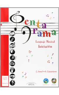 amat - pentagrama iniciacion + (cd) castellano