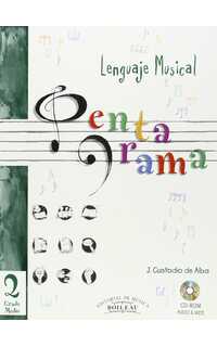 amat - pentagrama grado medio v. 2 + (cd) castellano